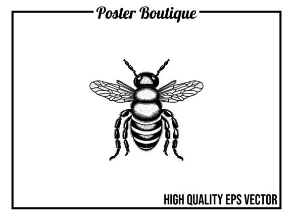 Bee Wild Animal Vector EPS: A Buzzing Asset for Your Designs