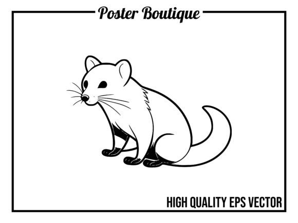 Bring Ferret Wild Animal Icon Vector EPS to Life
