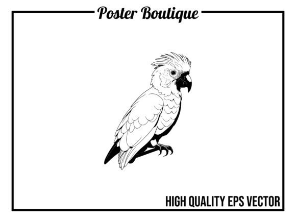 Bringing Nature Home: The Appeal of Cockatoo Wild Animal Vector EPS