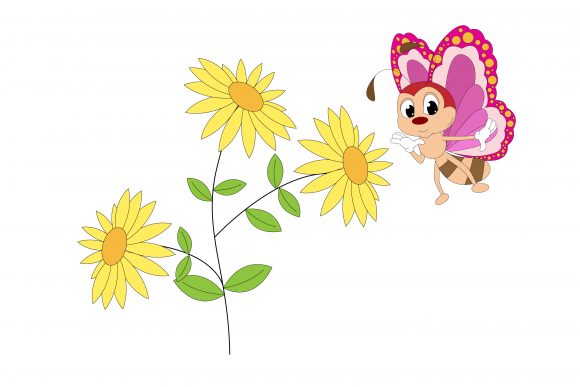 Discover the Charm of Cute Butterfly Animal Cartoon