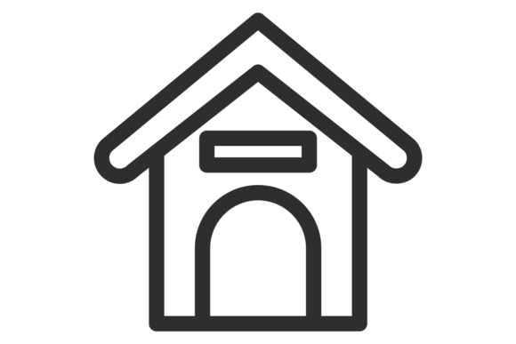 Doghouse Line Icon: The Playful Symbol for Pet Brands