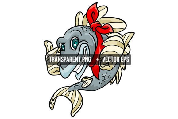 Fish with Scarf Thumbs Up Animal Mascot: A Friendly Face for Your Brand