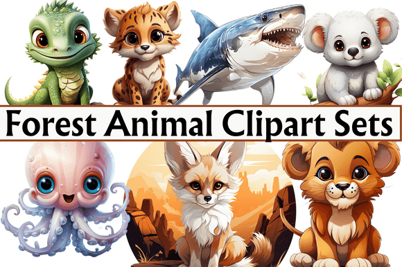 Forest Animal Clipart Sets: Your Go-To Design Assets