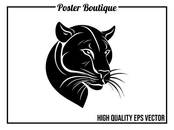 Panther Wild Animal Icon Vector EPS: A Designer's Asset