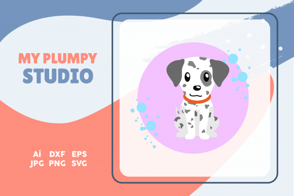 Playful Branding: Mastering Dog Funny Animal Circle Bubbles